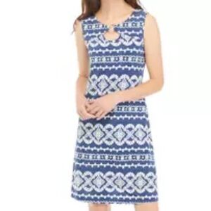 Pretty blue and white dress